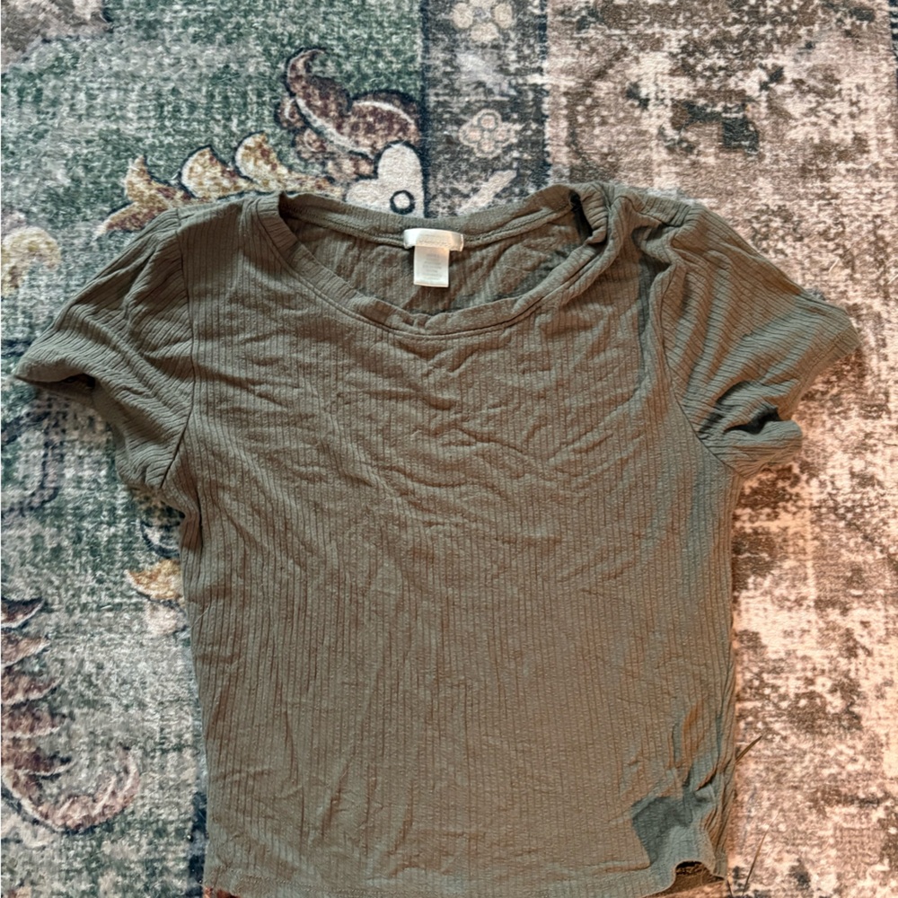 Olive Green Women's Top